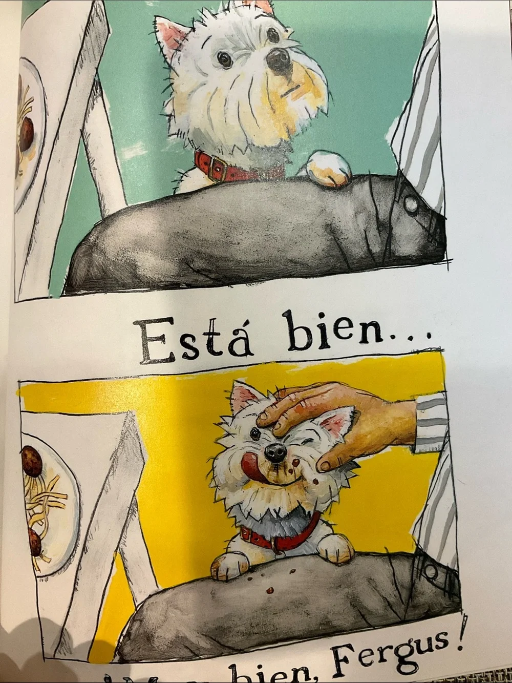 2children’s books Charlie el perro de la granja -!Muy bien Fergus! NWT